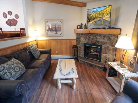 Wood-Burning Fireplace