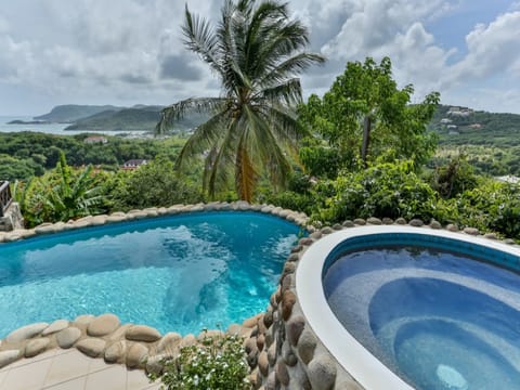 Plunge pool and larger pool with great views