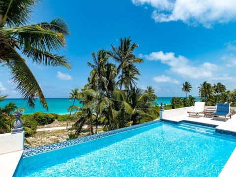 Welcome to Pinapple House.  Just completed in 2022, this beautiful new home sits on a pristine mile-long pink sand beach in the gated community of Wykee Estates.