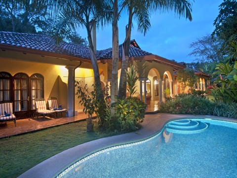 Private Pool at Night