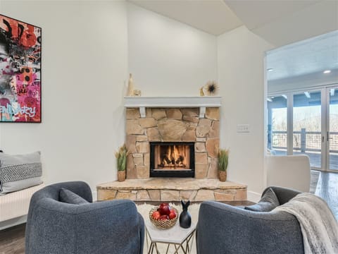 Relax by the Fire and Enjoy a Nice Drink!