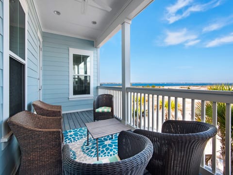 Deck off of living room