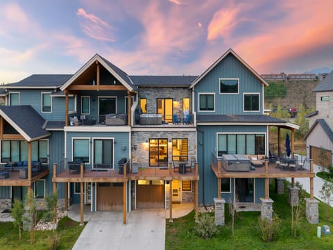 Town Home with 3 levels and two decks.