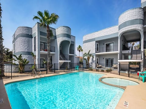 Welcome to Dunes #205 featuring your large sparkling community pool!