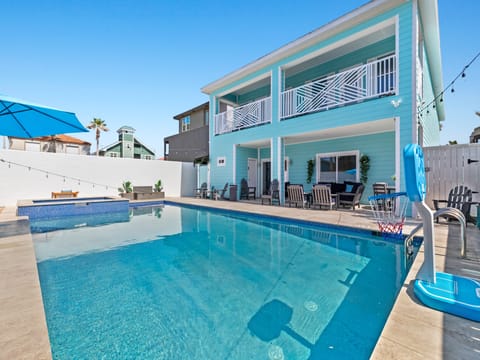 This BRAND NEW BUILD features a private heated pool & hot tub!