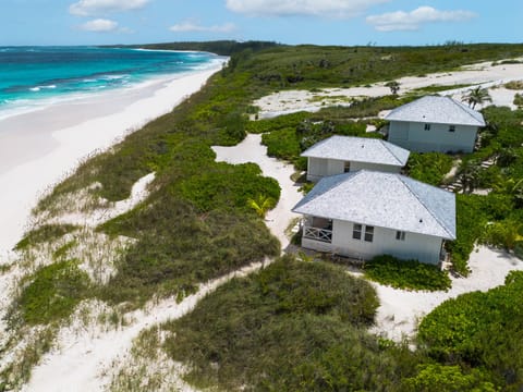Bohemia Kodachrome Bungalow, one of three luxury beachfront accommodations nestled on the pristine shores of Eleuthera.