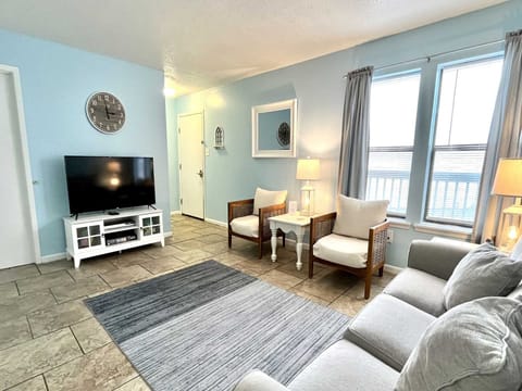 The living room seating.