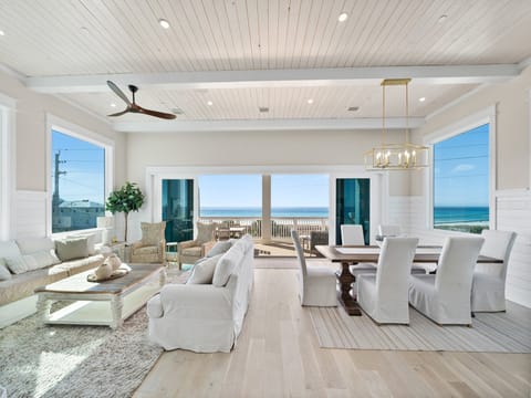 Pink Tequila Sunrise | Main Living & Dining Area | Panoramic Gulf Views | 2nd Floor