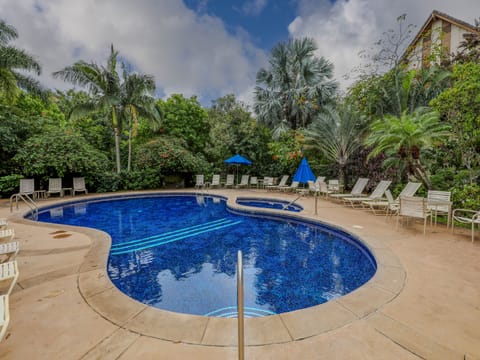 Beautifully landscaped and tranquil pool area.