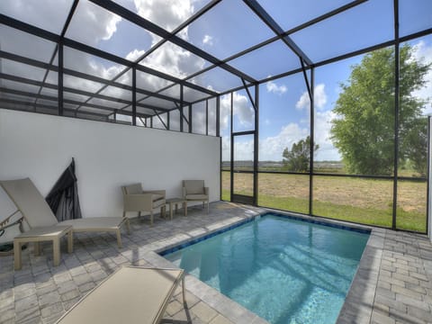 Poolside View with Comfortable Seating