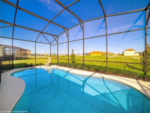 Relax in the screened private pool with stunning countryside views.