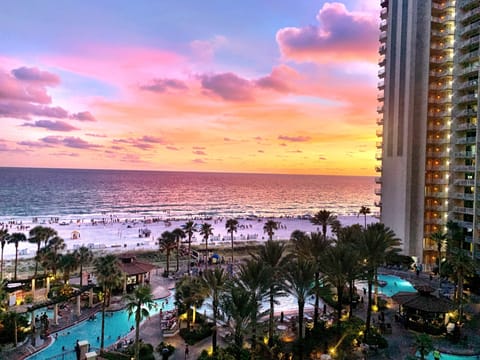 Balcony View at sunset