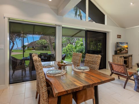 Dining for four with a stunning view