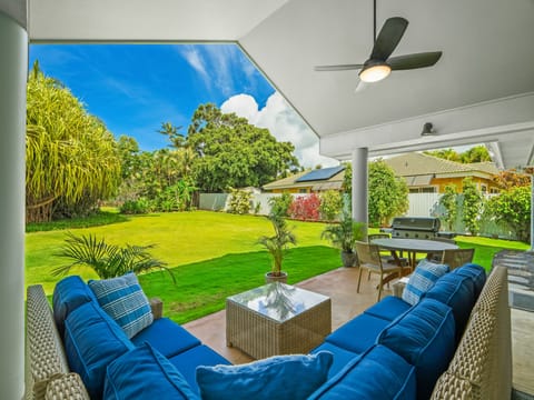 Comfy seating to enjoy the Kauai weather