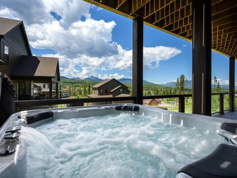 Private Hot Tub with Mountain Views