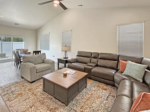 Comfy living area with recliners