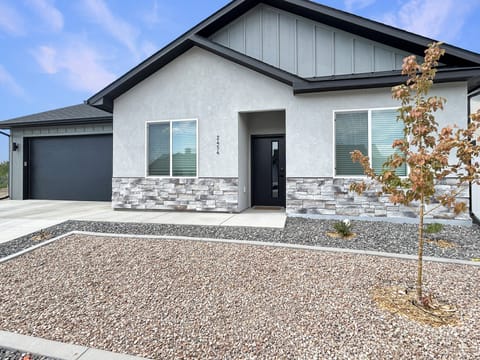 Entrance to home and garage