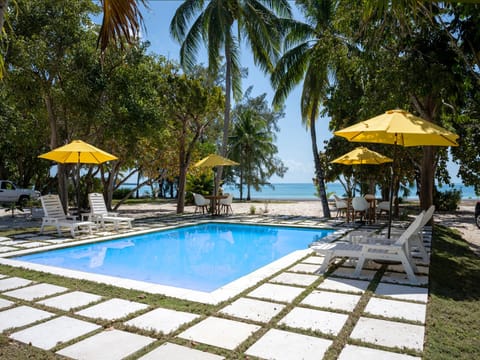 Pool with plenty of outdoor seating!