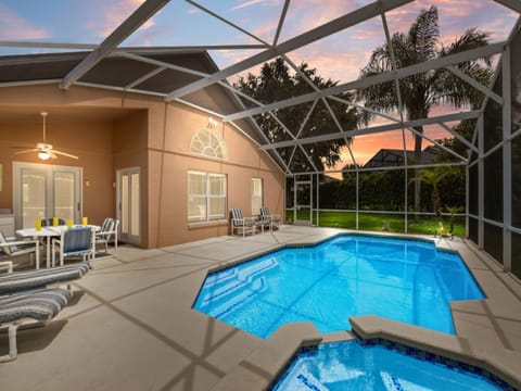 Pool Area at night