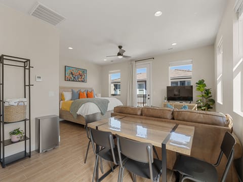 Dining Area + King Bed