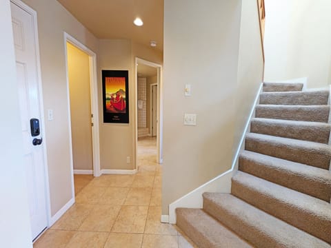 Down the hall: Main Floor Primary, Bath, Laundry and Lock Off Room