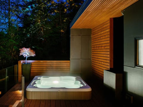 Enjoy your private hot tub