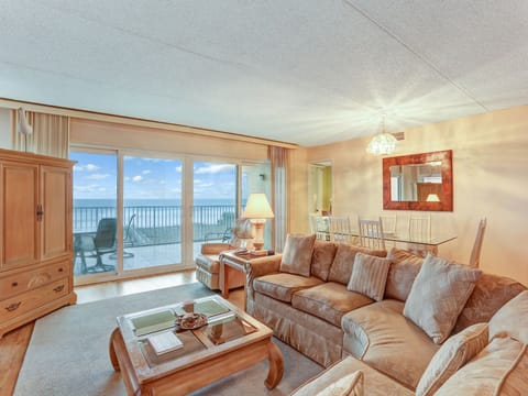 Living Room and Balcony with Ocean View