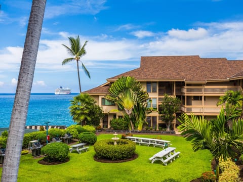 Oceanfront Pool & BBQ area