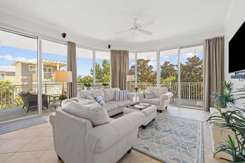 Flowing layout perfect for gathering and relaxing.