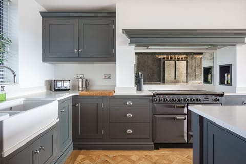 The kitchen at Groeslon, Anglesey