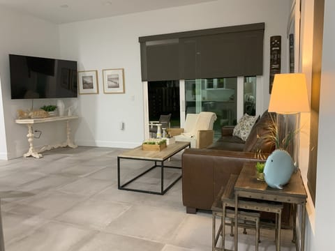 Downstairs living area