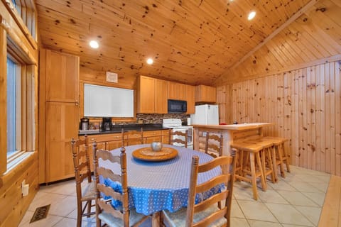 Dining area in the main home off of the living room