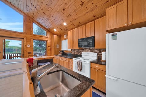 The kitchen of the main home