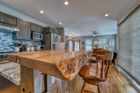 Custom Live Edge Bar