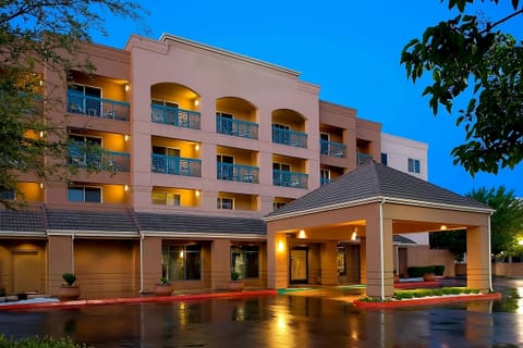 Arrive to a warmly lit entrance after a busy day