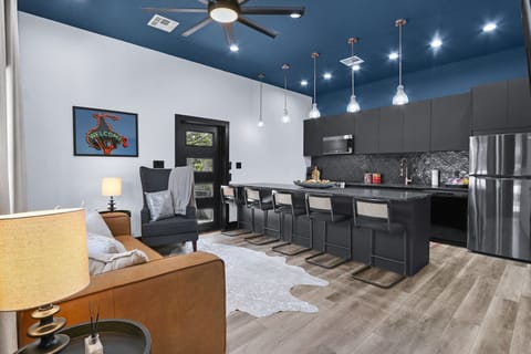 Open concept living ideal for entertainment