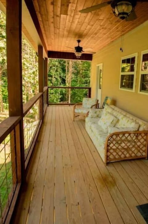 Let's just chill on the porch overlooking the water.