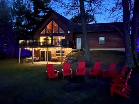 Fires by the lake are where memories are made.