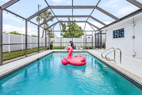 Here's vour private pool in the back vard