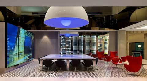Gather around the communal table for stylish, social moments.