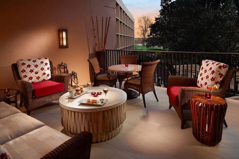 Unwind at sunset with cocktails on your private terrace.