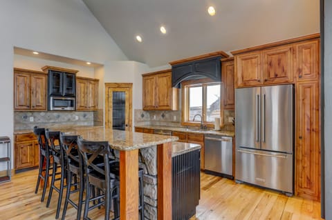 Cooking at home is a joy in this kitchen!
