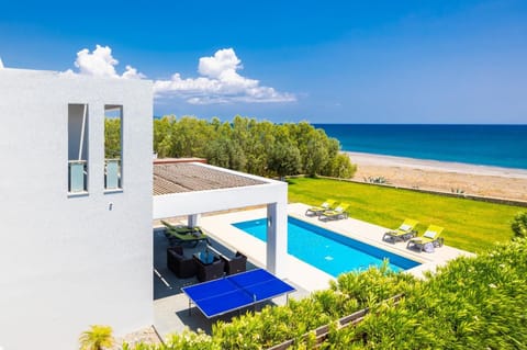 Beautiful villa with private pool, terrace, and garden with sea views