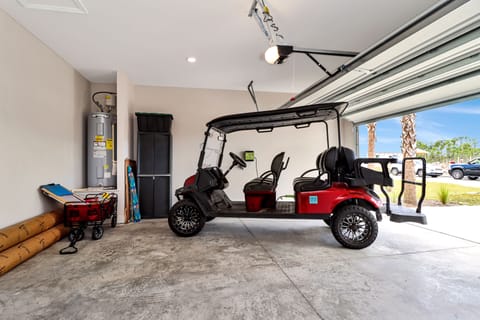 Garage with Golf Cart