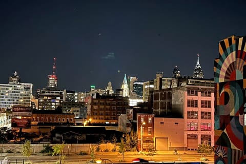 Night view from rooftop