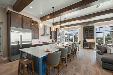 Kitchen - Oversized Refrigerator - (2) Dishwasgers, Double Ovens, &amp; Large Gas Stove - Balcony Access