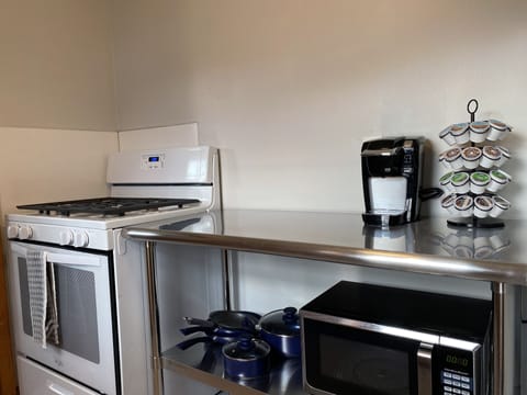 Fully stocked kitchen