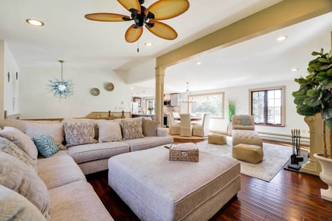 Pocono Summit Vacation Rental | 5BR | 3BA | 2,460 Sq Ft | Stairs Required