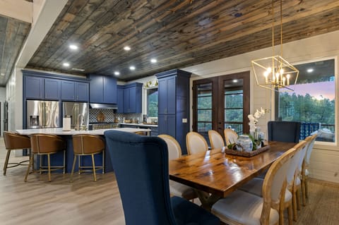 Dining room table to seat 10.