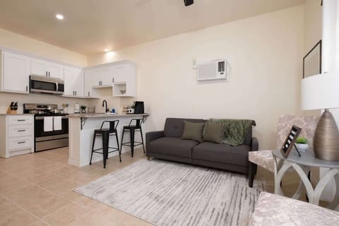 Enjoy your day or evening binge watching your favorite show! Couch also turns into a futon for extra guest